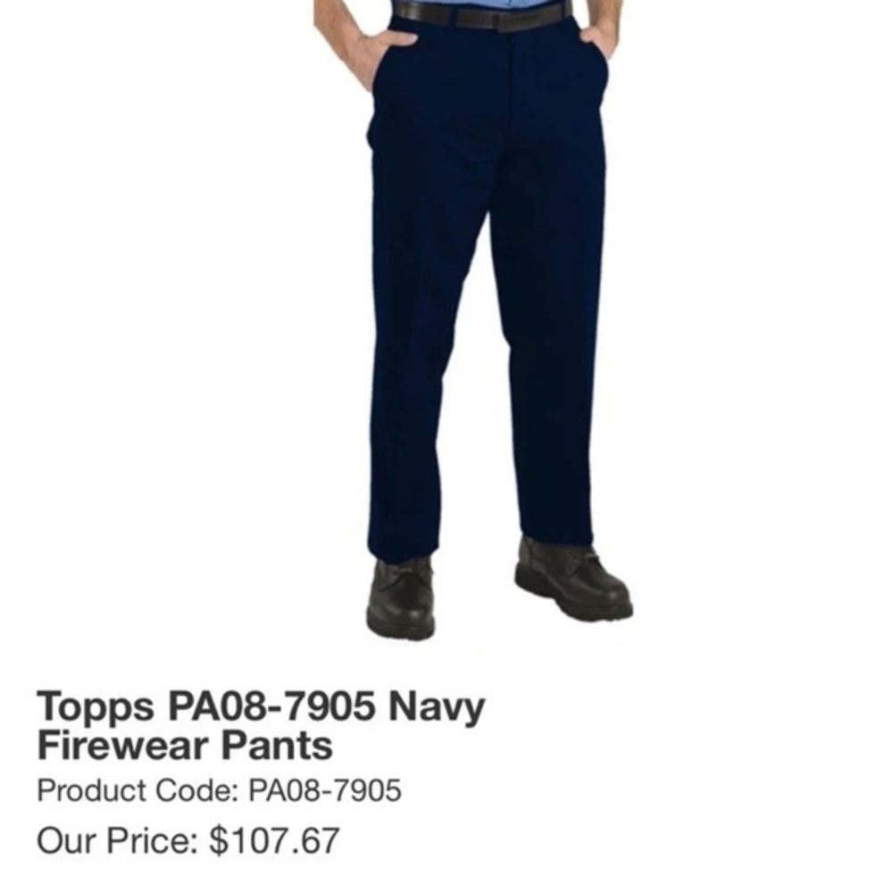 Topps Safety Firewear Pants PA08-7905